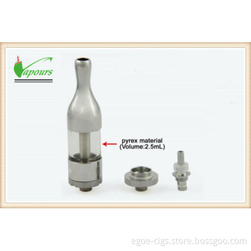 2.5ml E Cigs Starter Kit / Pyrex Tank With Replaceable Coil Atomizer , Ce Fcc Rohs